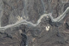 Đường kiểm soát thực tế (LAC) ở biên giới Ấn Độ-Trung Quốc, ngày 22/6/2020. (Ảnh: AFP/TTXVN)