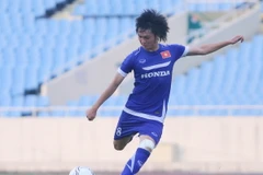 Tuấn Anh là một trong hai sao trẻ Việt Nam sang Nhật thi đấu mùa tới. (Ảnh: Minh Chiến/Vietnam+)