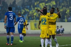 [Photo] Hà Nội T&T đè bẹp nhà vô địch Indonesia tại Mỹ Đình