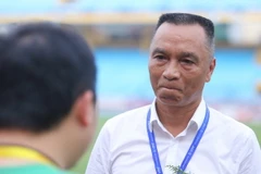 Chủ tịch Nguyễn Giang Đông khẳng định “trẻ của Hà Nội khác của Hoàng Anh Gia Lai”. (Ảnh: Minh Chiến/Vietnam+)