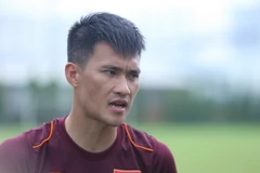 Công Vinh đặt niềm tin vào các cầu thủ trẻ U19 Việt Nam trước U19 Thái Lan. (Ảnh: Minh Chiến/Vietnam+)