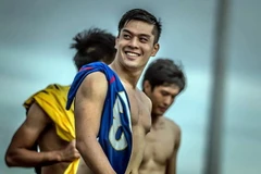 Anh chàng người mẫu Victor Chou là một trong các tuyển thủ quốc gia Đài Loan sẽ đấu với Việt nam tối nay. (Ảnh: Getty)