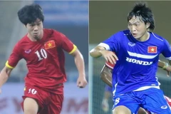 Thương vụ Công Phượng (trái) đã xong, Tuấn Anh thì chưa. (Ảnh: Minh Chiến/Vietnam+)