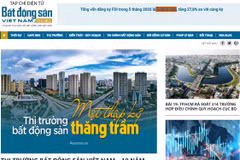 Giao diện Tạp chí Điện tử Bất động sản Việt Nam. (Nguồn: Vietnam+)