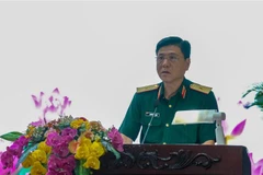 Thiếu tướng Huỳnh Văn Ngon, Chủ nhiệm Chính trị Quân khu 9. (Ảnh: Thanh Liêm/TTXVN)
