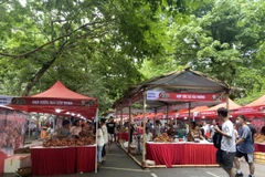 Chợ vải Hưng Yên. (Nguồn: Vietnam+)