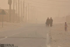 Bão cát tại Iran. (Nguồn: IRNA/IPF)