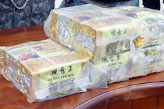 Tang vật 5kg mà túy đá bị thu giữ trong một vụ án. (Ảnh: TTXVN phát)