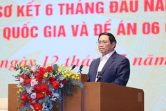 Thủ tướng Phạm Minh Chính khai mạc hội nghị. (Ảnh: Dương Giang/TTXVN)