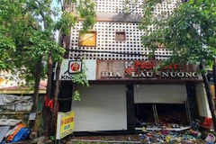 Ngôi nhà nơi xảy ra vụ cháy. (Ảnh: Vũ Hà/Vietnam+)