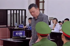 Bị cáo Nguyễn Đồng tại phiên tòa sơ thẩm. (Ảnh: Thanh Hải/TTXVN)