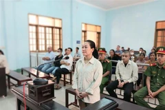 Bị cáo Chu Nữ Diệu Huyền tại tòa. (Ảnh: TTXVN phát)