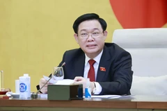 Chủ tịch Quốc hội Vương Đình Huệ phát biểu. (Ảnh: Doãn Tấn/TTXVN)