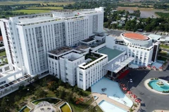 Cơ sở mới của Bệnh viện Đa khoa Đồng Tháp tọa lạc tại ấp 3, xã Mỹ Tân, thành phố Cao Lãnh. (Ảnh: Nhựt An/TTXVN)