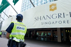 Khách sạn Shangri-La tại Singapore, nơi diễn ra Đối thoại Shangri-La lần thứ 20. (Nguồn: AP)