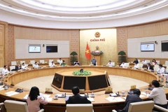 Hình ảnh Thủ tướng chủ trì Phiên họp CP chuyên đề pháp luật