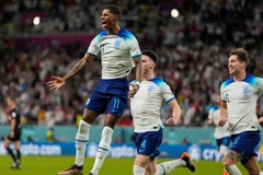 Marcus Rashford rực sáng mang chiến thắng về cho tuyển Anh. (Nguồn: Getty Images)