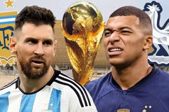 Messi và Mbappe quyết đấu ở chung kết. (Nguồn: The Sun)