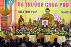 Quang cảnh Lễ cầu siêu tưởng niệm Chủ tịch nước Trần Đại Quang. (Ảnh: Thu Hằng/TTXVN)