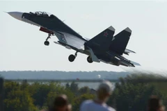 Máy bay chiến đấu Sukhoi Su-30SM của Nga. (Ảnh: AFP/TTXVN)