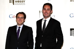 Hai nhà đồng sáng lập Mike Krieger (trái) và Kevin Systrom. (Nguồn: Getty Images)