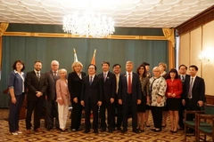 40 trường đại học của hai nước đã ký kết 23 văn kiện hợp tác, hứa hẹn những bước tiến về chất trong hợp tác đào tạo và nghiên cứu giai đoạn 2019-2021. (Ảnh: Tâm Hằng/Vietnam+)