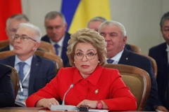 Chủ tịch Hội đồng Liên bang (Thượng viện Nga) Valentina Matvienko. (Nguồn: AFP/TTXVN)