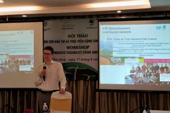 Hơn 3.100 lượt nhà quản lý và các kỹ thuật viên được đào tạo về khu công nghiệp sinh thái. (Ảnh: Vietnam+)