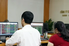 Tháng 6, thị trường chứng khoán phái sinh có 1 mã sản phẩm VN30F1906 đáo hạn vào ngày 20/6, theo đó HNX đã niêm yết bổ sung sản phẩm VN30F1912, ngày 21/6. (Ảnh: PV/Vietnam+)