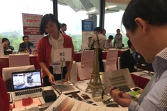 Ngày hội kết nối doanh nghiệp - trong khuôn khổ Diễn đàn Kinh tế tư nhân Việt Nam 2019. (Ảnh: PV/Vietnam+)