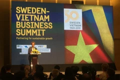 Hội nghị Thượng đỉnh Kinh doanh Thụy Điển - Việt Nam, ngày 7/5. (Ảnh: PV/Vietnam+)