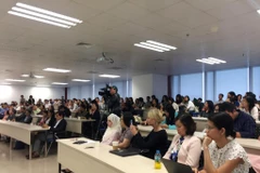 Diễn đàn Sáng kiến kinh doanh vì mục tiêu phát triển bền vững Việt nam 2019, ngày 25/10. (Ảnh: PV/Vietnam+)