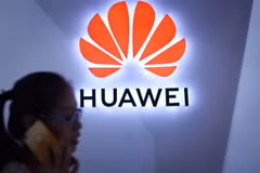 Biểu tượng Huawei tại Bắc Kinh, Trung Quốc ngày 8/7/2018. (Ảnh: AFP/TTXVN)
