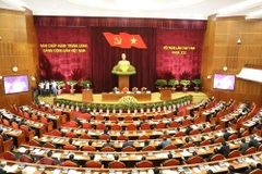 Hội nghị lần thứ tám Ban Chấp hành Trung ương Đảng Cộng sản Việt Nam khóa XII khai mạc trọng thể tại Trụ sở Trung ương Đảng, Hà Nội. (Ảnh: Trí Dũng/TTXVN)