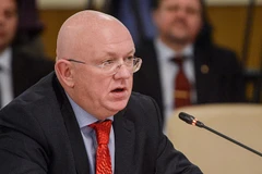 Đại diện thường trực của Nga tại Liên hợp quốc Vassily Nebenzia. (Nguồn: RT)