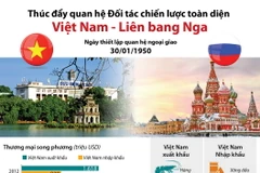 Thúc đẩy quan hệ Đối tác chiến lược toàn diện Việt Nam-Liên bang Nga.