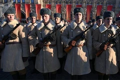 Lễ diễu binh, tái hiện cuộc duyệt binh huyền thoại năm 1941. (Ảnh: Sputnik)