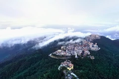 Khách sạn Mercure Danang French Village Bana Hills vừa đoạt danh hiệu Khách sạn lãng mạn nhất thế giới. (Nguồn: Vietnam+)