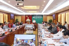 Quang cảnh kỳ họp của Ủy ban Kiểm tra Trung ương. (Ảnh: Phương Hoa/TTXVN)