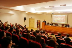Quang cảnh hội thảo. (Nguồn: Đại sứ quán Việt Nam tại Romania)
