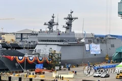 Tàu ATH-81 Hansando. (Nguồn: Yonhap)
