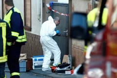 Cảnh sát tại hiện trường vụ tấn công. (Nguồn: Reuters)