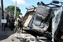 Hiện trường vụ tai nạn. (Nguồn: Reuters)