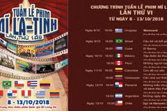 Các bộ phim sẽ được trình chiếu trong Tuần phim Mỹ Latinh tại Việt Nam. (Nguồn: Trung tâm Chiếu phim Quốc gia)