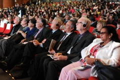 Đại sứ Nguyễn Hoài Dương tham dự hội nghị. (Ảnh: Việt Hùng/Vietnam+)