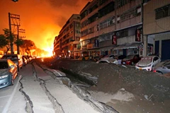 Gần 300 người thương vong trong vụ nổ khí đốt ở Đài Loan