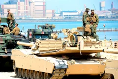 Mỹ điều động một tiểu đoàn thiết giáp tới Hàn Quốc 