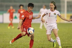 Nữ Việt Nam đại thắng Jordan nhờ cú đúp của Thanh Hương