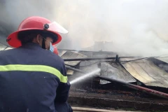 Chùm ảnh về vụ cháy tại Công ty cổ phần len Hà Đông