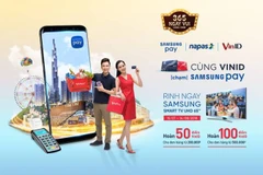 Chương trình khuyến mại của NAPAS dành cho chủ thẻ ATM khi thanh toán bằng Samsung Pay tại hệ thống Vingroup.